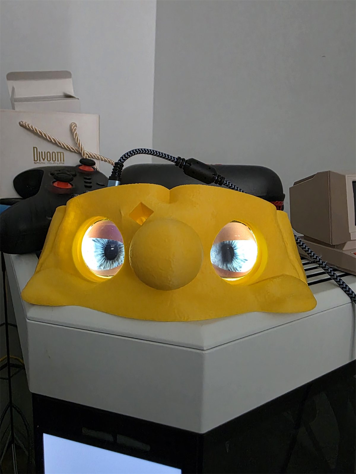 Testing Mini-Split eyes before assembly